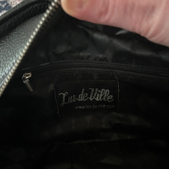 Goth Elvira Lux de Ville Skull purse no longer on website medium Coffin Shape! - Picture 4 of 4